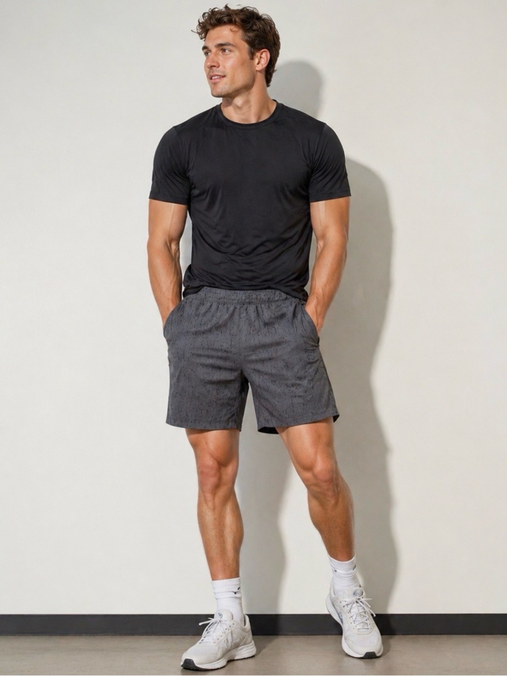 VRST Athletic Charcoal Heather Performance Shorts SIZE XXL